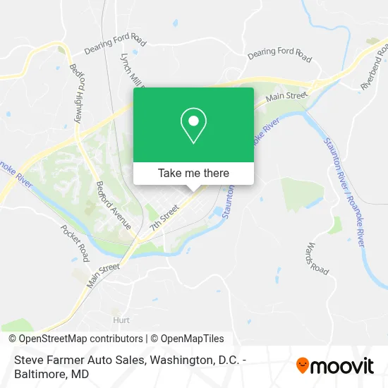 Steve Farmer Auto Sales map