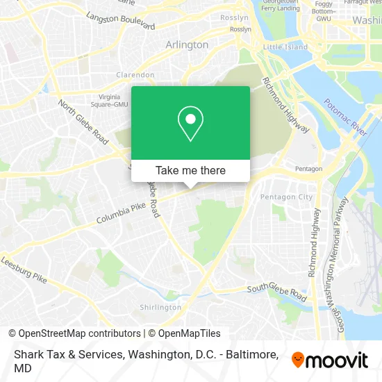 Shark Tax & Services map