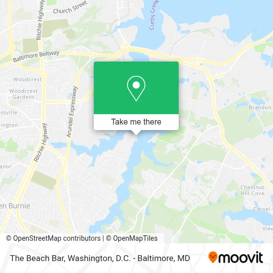 The Beach Bar map