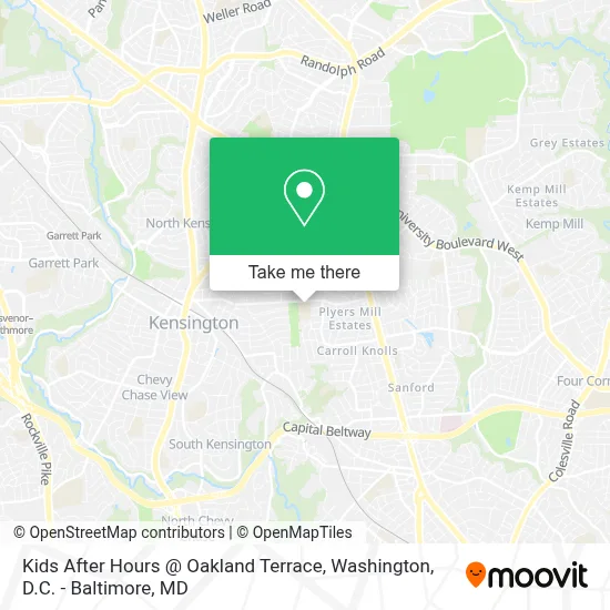 Kids After Hours @ Oakland Terrace map