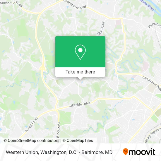 Western Union map