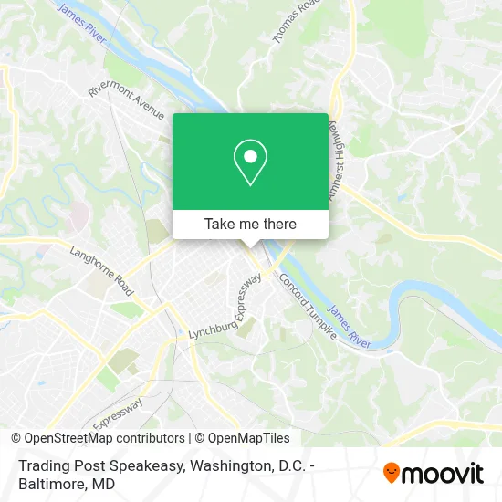 Trading Post Speakeasy map