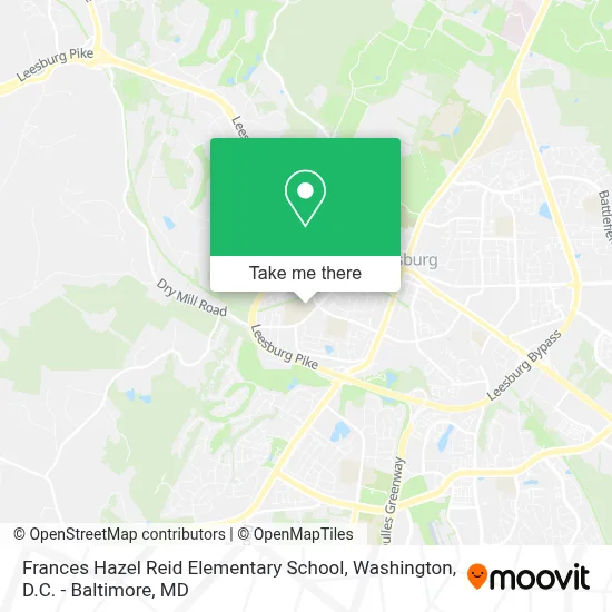 Frances Hazel Reid Elementary School map