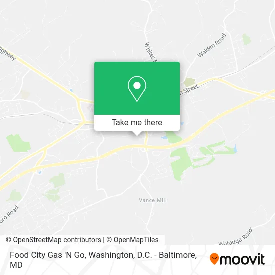 Food City Gas 'N Go map