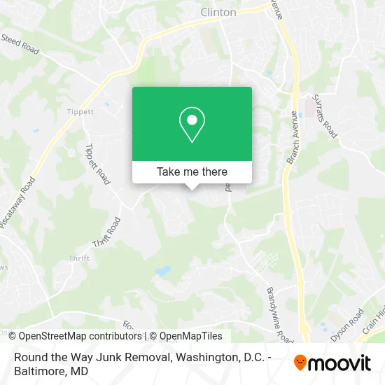 Round the Way Junk Removal map