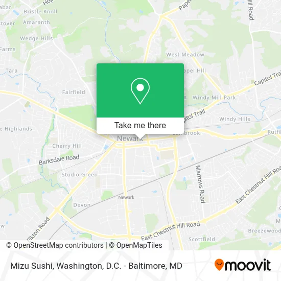 Mizu Sushi map