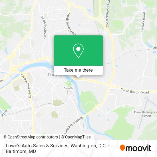 Lowe's Auto Sales & Services map
