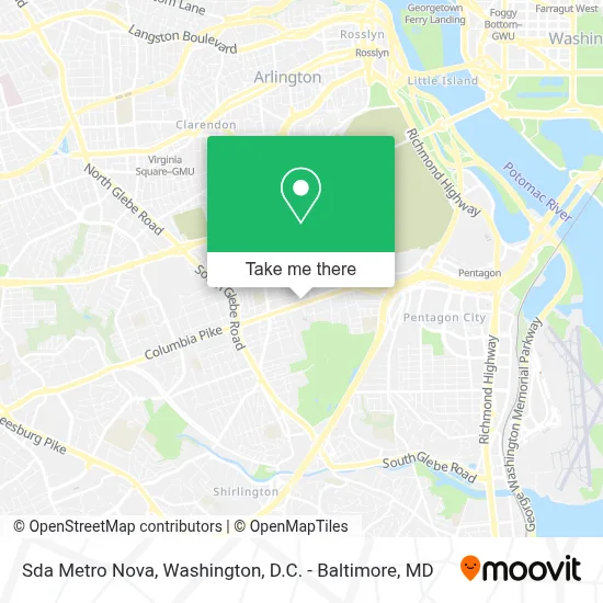 Sda Metro Nova map