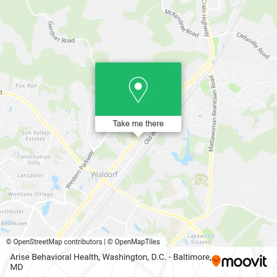 Arise Behavioral Health map