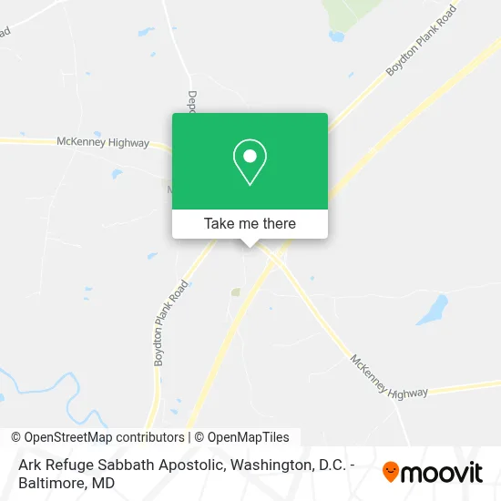Ark Refuge Sabbath Apostolic map