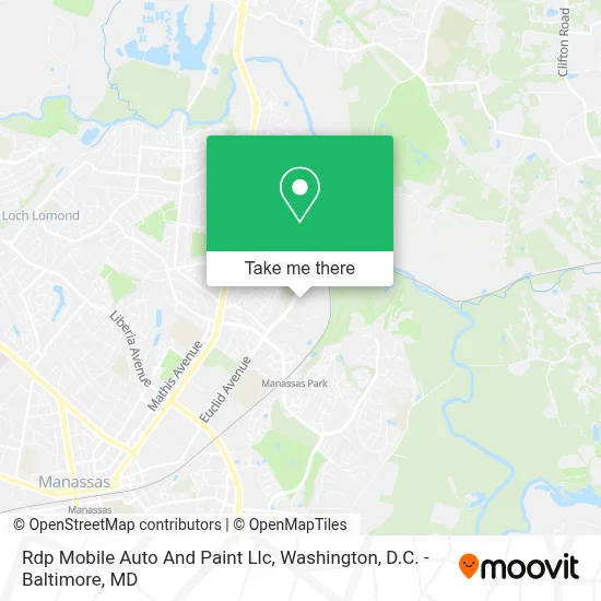 Rdp Mobile Auto And Paint Llc map