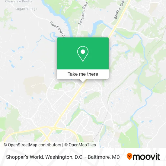 Shopper's World map