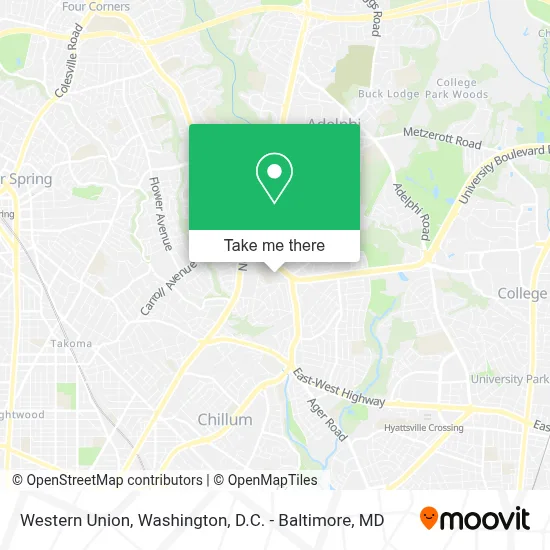 Western Union map