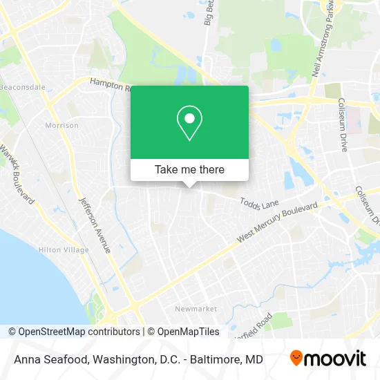 Anna Seafood map