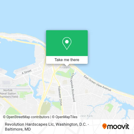 Revolution Hardscapes Llc map