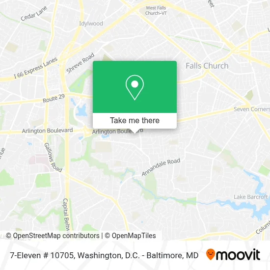 7-Eleven # 10705 map