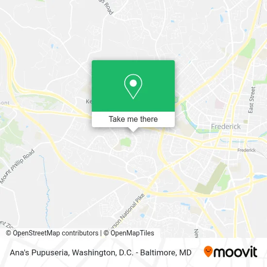 Ana's Pupuseria map