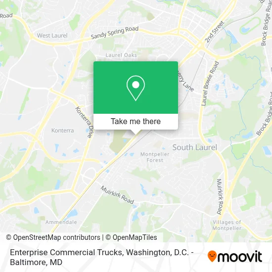 Enterprise Commercial Trucks map