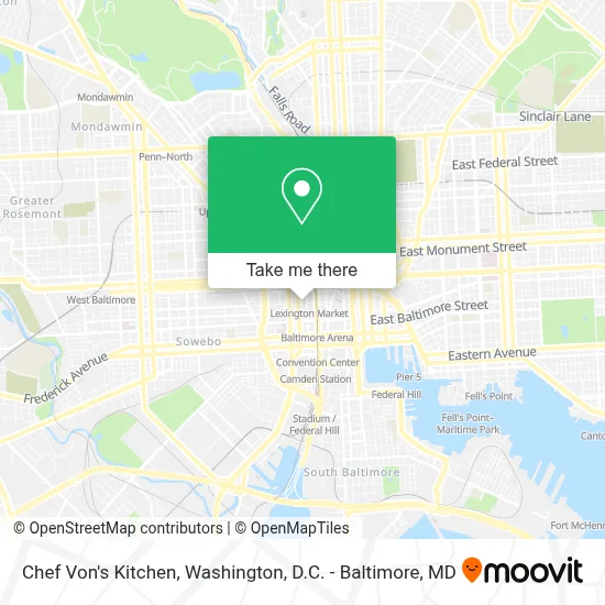Chef Von's Kitchen map