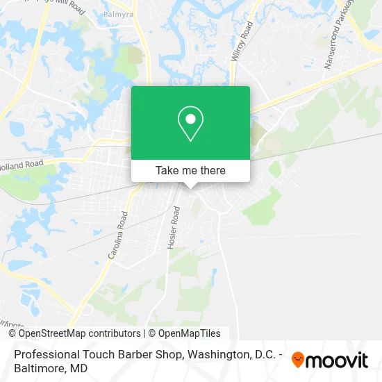 Professional Touch Barber Shop map