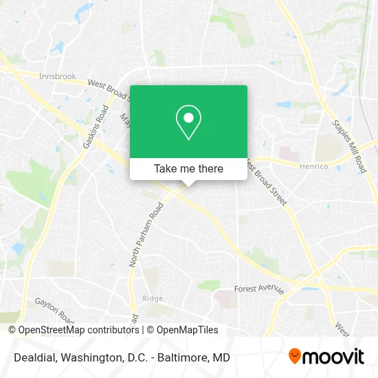 Dealdial map