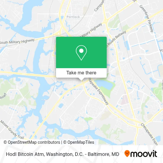 Hodl Bitcoin Atm map