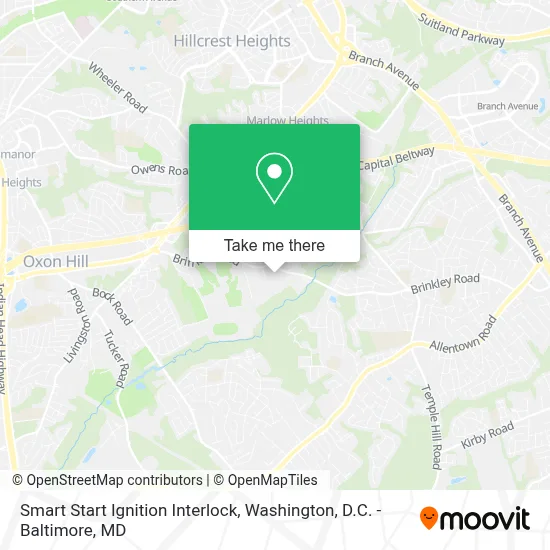 Smart Start Ignition Interlock map