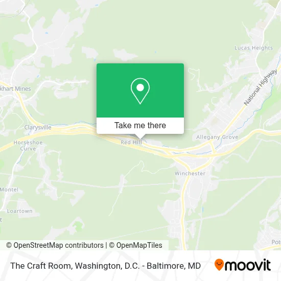 The Craft Room map