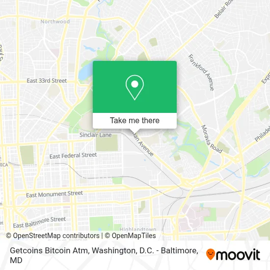 Getcoins Bitcoin Atm map