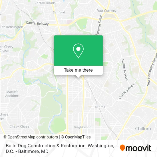 Build Dog Construction & Restoration map