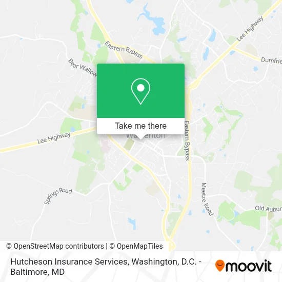 Hutcheson Insurance Services map
