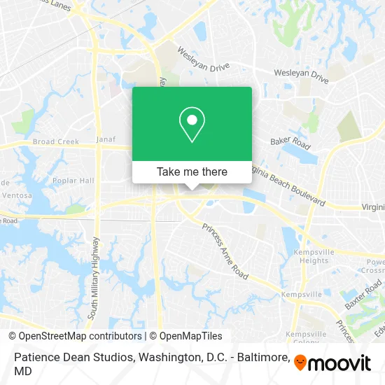 Patience Dean Studios map