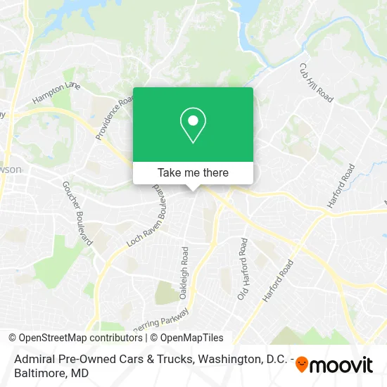 Admiral Pre-Owned Cars & Trucks map