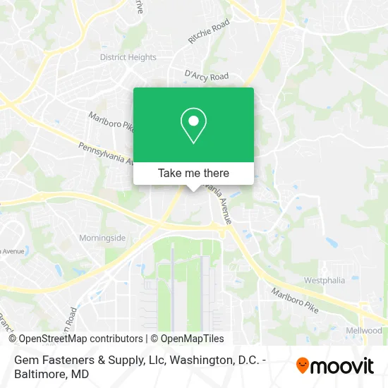 Gem Fasteners & Supply, Llc map