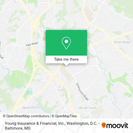 Young Insurance & Financial, Inc. map