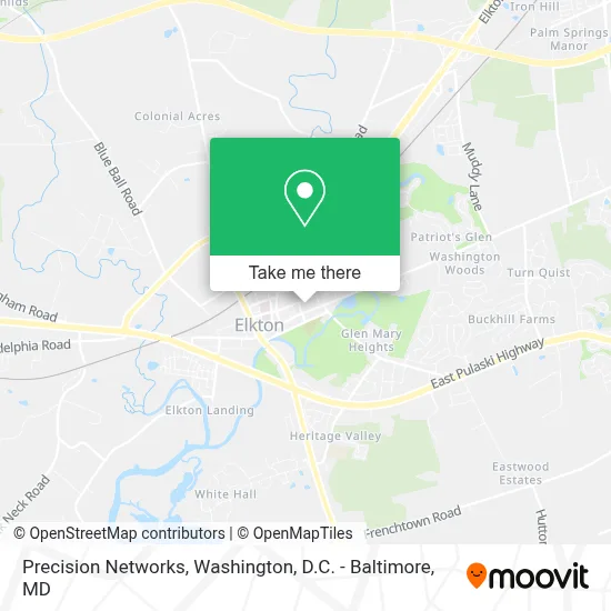 Precision Networks map