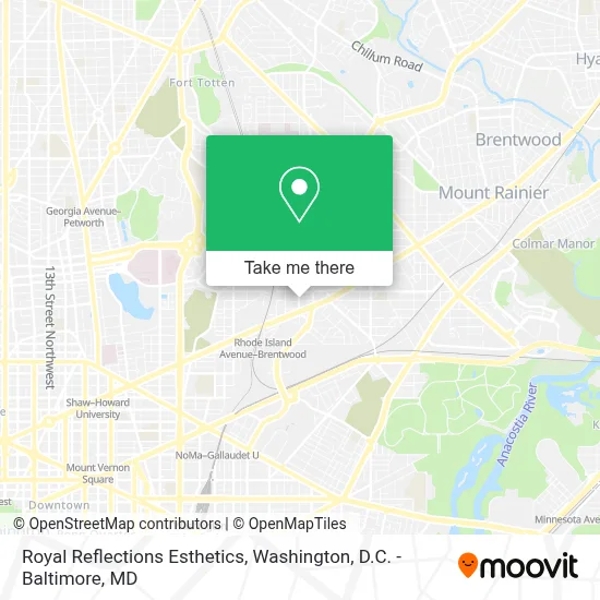Royal Reflections Esthetics map