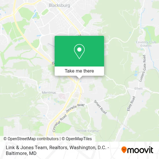 Link & Jones Team, Realtors map