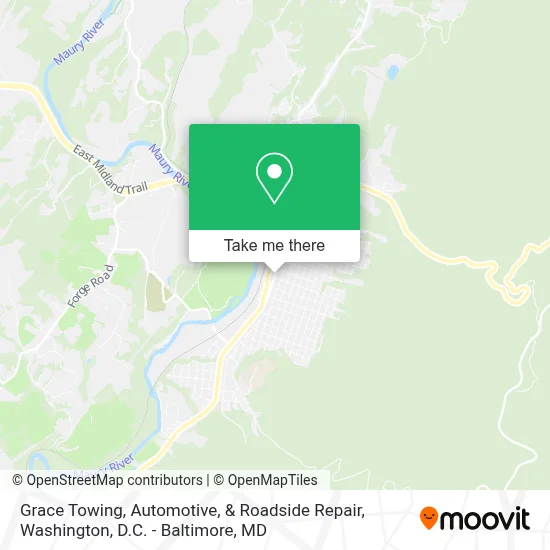 Grace Towing, Automotive, & Roadside Repair map