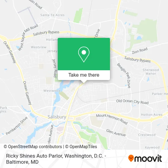 Ricky Shines Auto Parlor map