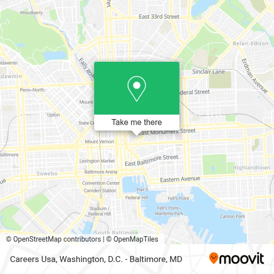 Careers Usa map