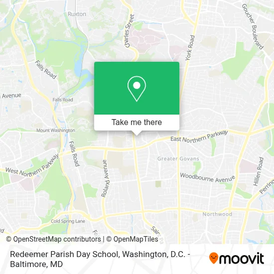 Redeemer Parish Day School map