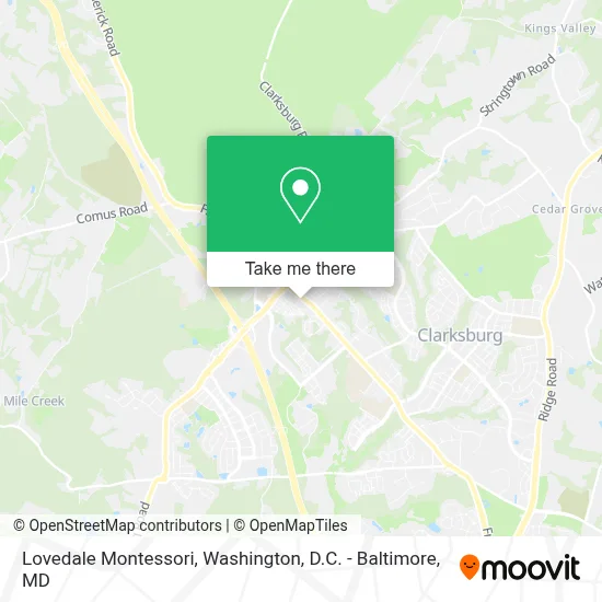 Lovedale Montessori map