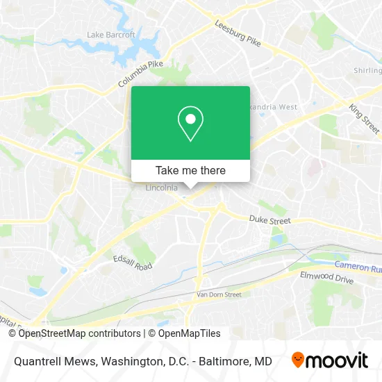 Quantrell Mews map