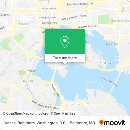 Vessel Baltimore map