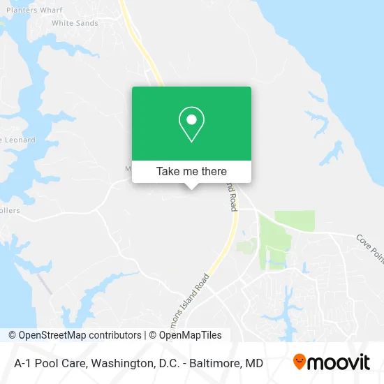 A-1 Pool Care map