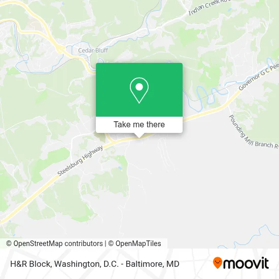 H&R Block map