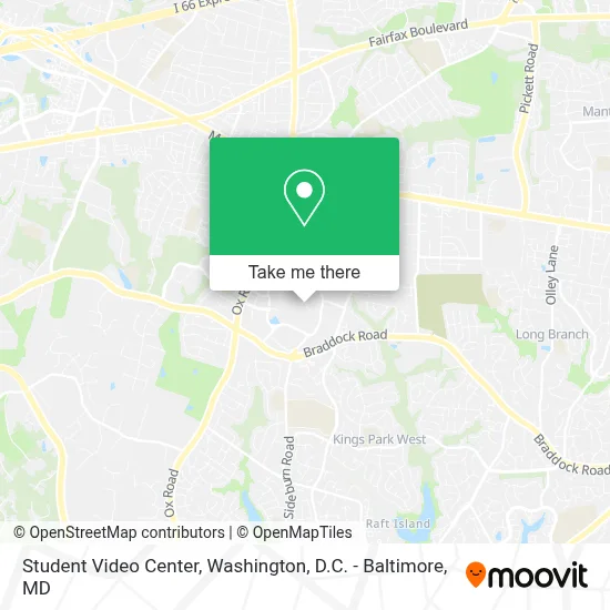 Student Video Center map