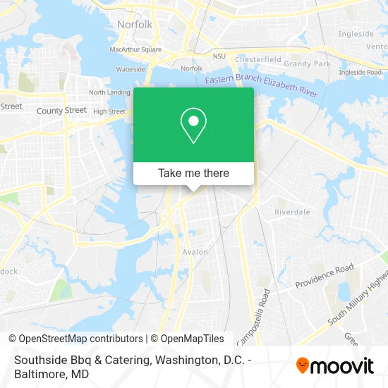 Southside Bbq & Catering map