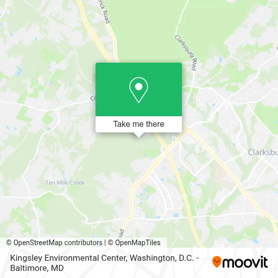 Kingsley Environmental Center map